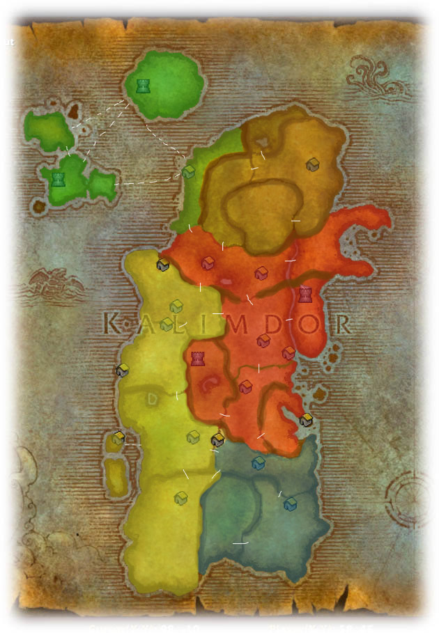 the map